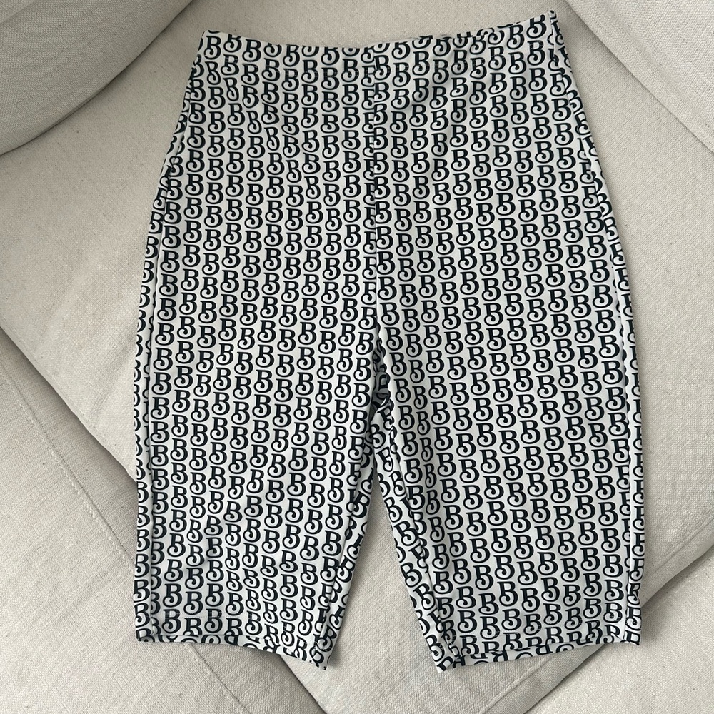 Sammy B - Stylish Black and White Bike Shorts